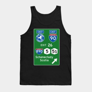 New York Thruway Eastbound Exit 26: Schenectady Scotia I-890 NY Rte 7, 5S Tank Top